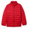 Amazon Essentials Boys' Lightweight Water-Resistant Packable Puffer Jacket, Strong Red, X-Small view 1