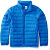 Amazon Essentials Boys' Lightweight Water-Resistant Packable Puffer Jacket, Blue, Large view 1