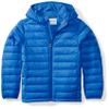 Amazon Essentials Big Boys' Lightweight Water-Resistant Packable Hooded Puffer Jacket, Royal Blue, Medium view 1