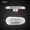 Partsam 4pcs 3" LED Oblong Stainless Courtesy Light Submersible Yacht Marine Boat Deck Lights, Walkways Step storage Led Interior Exterior courtesy Lights lighting, Suface Mount, 12V view 4