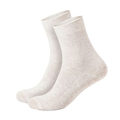 Special Thin Breathable Organic Linen Socks for Men, Pack of 3 (small)