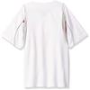 Alleson Athletic Boys Youth Baseball Jersey, White/Scarlet/Grey, X-Large view 2