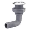 White Water - Marine 316 Stainless Steel Trim with Nylon Body Thru-Hull | 90 Degree Angle | Fits 1-1/2" Tube, for Boat, Yacht, Plumbing | Resistant to Corrosion view 3