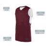 Augusta Sportswear Alley-OOP Reversible Jersey, Maroon/White, XL view 4