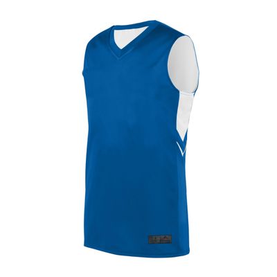 Augusta Sportswear Alley-OOP Reversible Jersey, Royal/White, 2XL