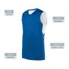 Augusta Sportswear Alley-OOP Reversible Jersey, Royal/White, S view 4