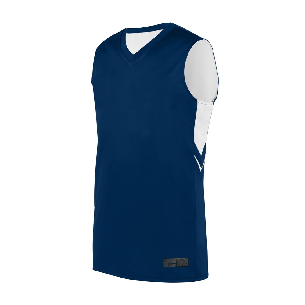Augusta Sportswear Alley-OOP Reversible Jersey, Navy/White, S