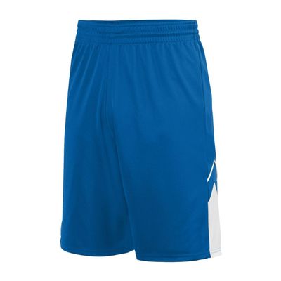 Augusta Sportswear Alley-OOP Reversible Shorts, Royal/White, M