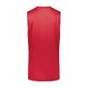 Augusta Sportswear Youth Alley-OOP Reversible Jersey, Red/White, L view 3