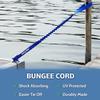 Boat Lines & Dock Ties Bungee Boating Dock Ties, One Loop and Hook, Pack of Two, Made in USA (Blue, 30 inch with Loop and Hook) view 3