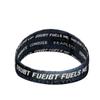 Unisex Headband/Sweatband. Best for Sports, Fitness, Working Out, Yoga. Tapered Design. (Black Motivational) view 3