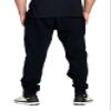 PROGO USA Men's Joggers Sweatpants Basic Fleece Marled Jogger Pant Elastic Waist (2X-Large, Black) view 4