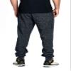 PROGO USA Men's Joggers Sweatpants Basic Fleece Marled Jogger Pant Elastic Waist (2X-Large, Marled Black) view 3