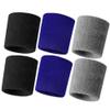 HANERDUN Wrist Sweatbands Thick Terry Cloth Wristbands for Men and Women Athletic Sweat Bands for Sports Tennis Gym Basketball view 1
