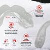 SAFEJAWZ Sports Mouthguard Slim Fit, Adult and Junior Mouth Guard with Case for Boxing, Basketball, Lacrosse, Football, MMA, Martial Arts, Hockey and All Contact Sports (Junior <11 Years, Clear) view 4