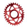 absoluteBLACK Oval Boost148 Direct Mount Narrow Wide Chainring Compatible with SRAM 3mm Offset, Red, 36T view 1