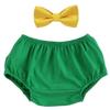 Baby Boys Cake Smash Outfit Bloomers Bowtie Set/Bow Ties - Various Designs Green One Size view 1