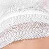 BaiX Women's Sexy Butterfly Lace Layered Bandeau Junior Bralette Tank Crop Top White view 4