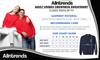 ALLNTRENDS Adult Sweatshirt Harry Glasses Scar Gold Print Popular Top (M, White Gold) view 3