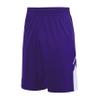Augusta Sportswear Youth Alley-OOP Reversible Shorts, Purple/White, M view 1