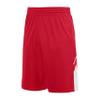 Augusta Sportswear Youth Alley-OOP Reversible Shorts, Red/White, S view 1