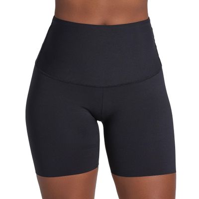 Leonisa Shapewear Shorts Tummy Control, High Waisted Shaper Shorts for Women Black