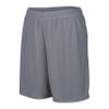 Augusta Sportswear Ladies' Octane Workout Shorts - 7 Inch Inseam Gym Athletic Attire for Women, Graphite, Small view 1