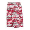 Augusta Sportswear Youth Reversible Wicking Shorts, Red Mod/White, L view 1