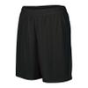 Augusta Sportswear Ladies' Octane Workout Shorts - 7 Inch Inseam Gym Athletic Attire for Women, Black, Large view 1
