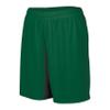 Augusta Sportswear Ladies' Octane Workout Shorts - 7 Inch Inseam Gym Athletic Attire for Women, Dark Green, Medium view 1