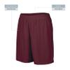 Augusta Sportswear Ladies' Octane Workout Shorts - 7 Inch Inseam Gym Athletic Attire for Women, Maroon, Medium view 3