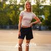 Augusta Sportswear Ladies' Octane Workout Shorts - 7 Inch Inseam Gym Athletic Attire for Women, Royal, Small view 2