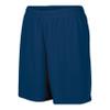 Augusta Sportswear Ladies' Octane Workout Shorts - 7 Inch Inseam Gym Athletic Attire for Women, Navy, X-Large view 1