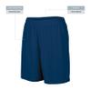 Augusta Sportswear Ladies' Octane Workout Shorts - 7 Inch Inseam Gym Athletic Attire for Women, Navy, X-Large view 3