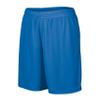 Augusta Sportswear Ladies' Octane Workout Shorts - 7 Inch Inseam Gym Athletic Attire for Women, Royal, Medium view 1