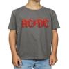 AC/DC Boys Dark Red Logo T-Shirt 5-6 Years Charcoal view 4