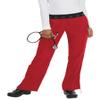 KOI Lite Spirit Women's 5-Pocket Stretch Yoga-Style Scrub Pants Ruby XX-Large view 1