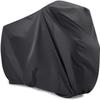 Viaky Bicycle Cover for Two Bikes, Mountain Road Bike Rain Cover with Lock Hole Outdoor Waterproof and Anti Dust Rain Sun UV Protection (Black) view 1