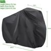 Viaky Bicycle Cover for Two Bikes, Mountain Road Bike Rain Cover with Lock Hole Outdoor Waterproof and Anti Dust Rain Sun UV Protection (Black) view 2