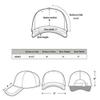 Custom Baseball Caps Adjustable Trucker Hat Sport Hip-Hop Hats Vintage Printed Sun Protection Hat Navy view 3
