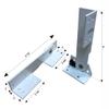 Bolster Seat Fold Up Brackets (Set) OEM Replacement, MF1045 view 2