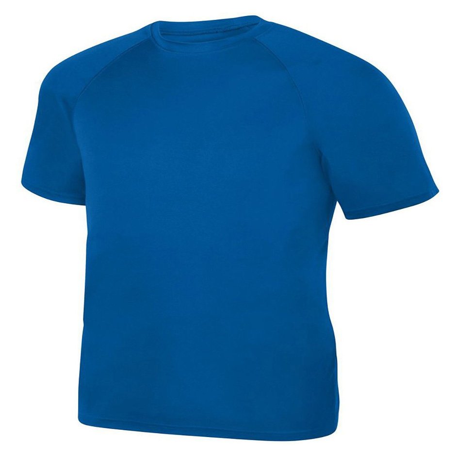 Augusta Sporswear Boys Attain Wicking Raglan Sleeve T-Shirt Royal