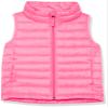 Amazon Essentials Girls' Lightweight Water-Resistant Packable Puffer Vest, Neon Pink, Medium view 1