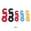 10pcs Aluminum Guyline Cord Adjuster Tent Tensioners Wind Rope Buckle Camp Rope Adjuster for Tent Camping Hiking Backpacking Outdoor Activity (BlueM) Tent Guide Rope view 3