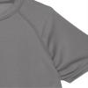 Augusta Sportswear Boys Attain Raglan Tee  Lightweight 3/4 Sleeve Shirt with Moisture-Wicking Comfort for Active Play 72 Graphite view 2