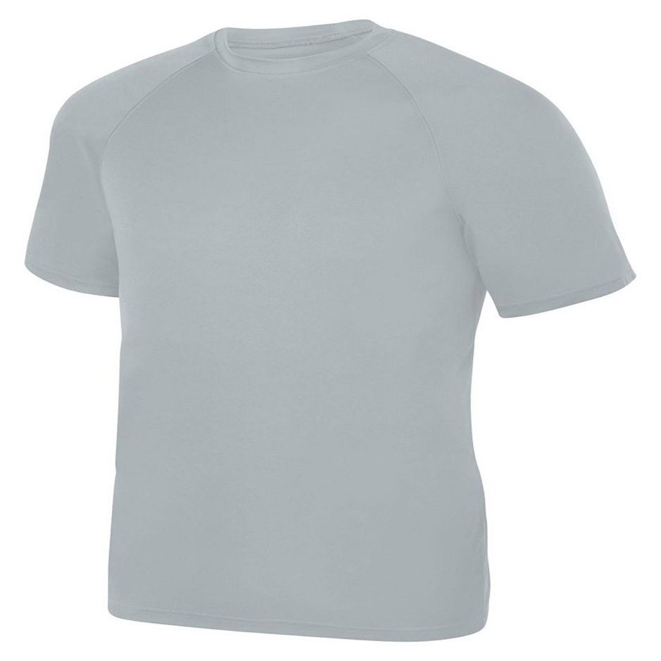 Augusta Sporswear Boys Attain Wicking Raglan Sleeve T-Shirt Silver