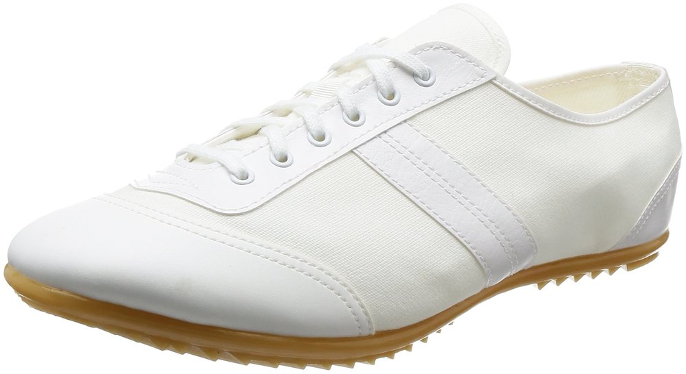 ASAHI() Men's Sneakers, Athletic Shoes, Thin Sole, Made in Japan, White, 24.0 cm