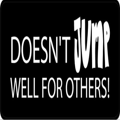 1080 Graphics 3 - Doesn't Jump Well for Others Hard Hat/Biker Helmet Sticker BS 739