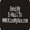 1080 Graphics 3 - Send My E-Mail to Www.Kissmya$$.com 1 1/4" x 3" Hard Hat Biker Helmet Stickers Bs494 view 1