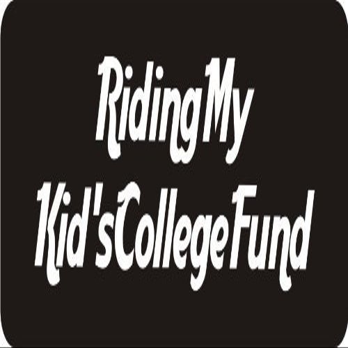 1080 Graphics 3 - Riding My Kid's College Fund 1 1/4" x 3" Hard Hat Biker Helmet Stickers Bs485
